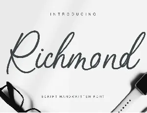 Richmond font