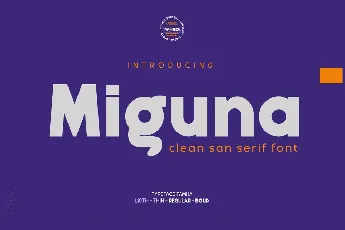 Miguna font