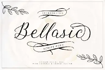 Bellasic Script Free font