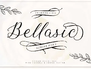 Bellasic Script Free font