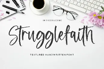 Strugglefaith font