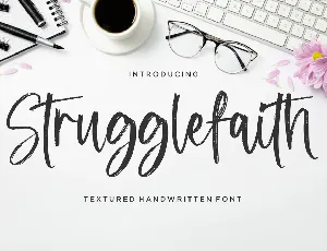 Strugglefaith font