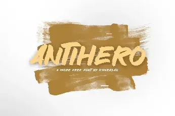 Antihero font