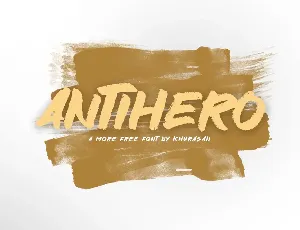 Antihero font