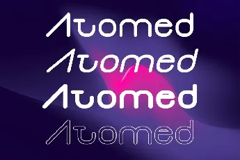 Atomed font