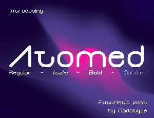 Atomed font