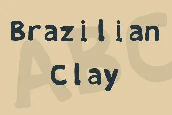 Brazilian Clay font