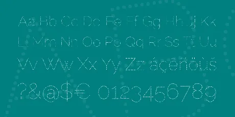 Raleway Dots font