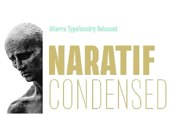 Naratif Condensed Family font