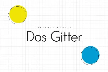 Das Gitter Typeface font