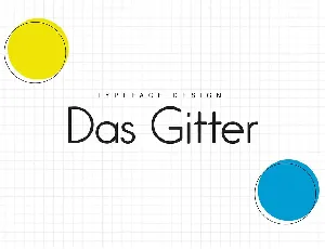 Das Gitter Typeface font