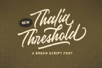 Thalia Threshold font