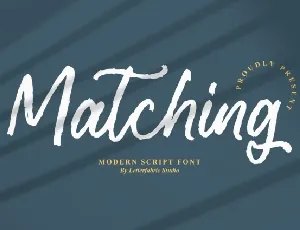 Matching font