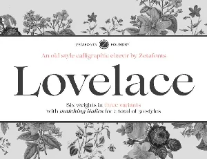 Lovelace font