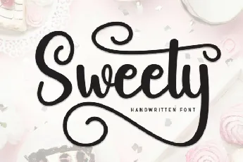 Sweety Script font