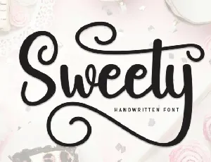 Sweety Script font