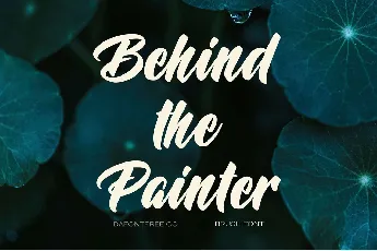 Behind the Painter font