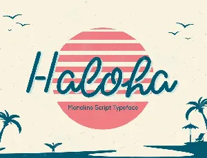 Haloha Free Trial font