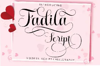 Fadila Script font