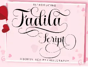 Fadila Script font