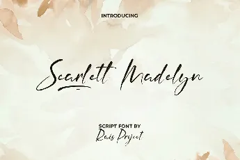 Scarlett M Demo font