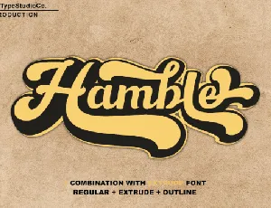 Hamble font