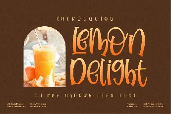 Lemon Delight font