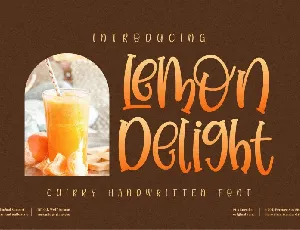 Lemon Delight font