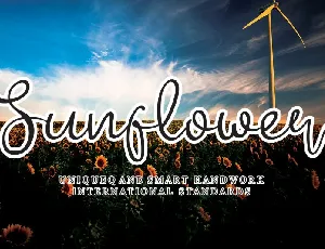 Sunflower Handwritten font