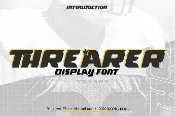 Threarer Display font