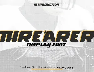 Threarer Display font