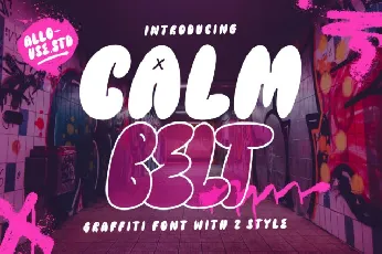 Calmbelt Display font