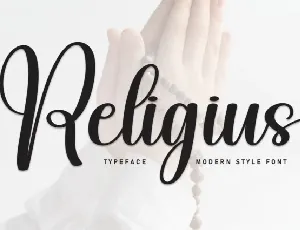 Religius Script font