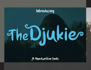 The Djuckie Script font