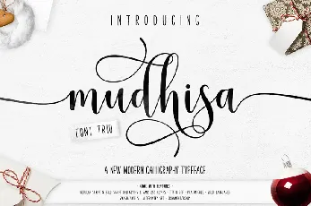 Mudhisa Script Free font