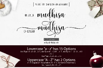 Mudhisa Script Free font