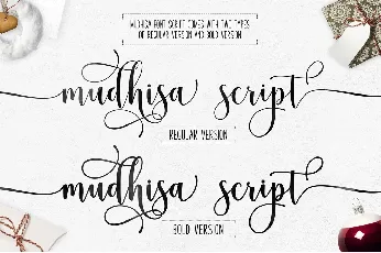 Mudhisa Script Free font