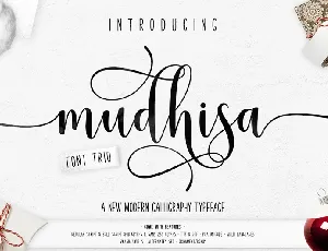 Mudhisa Script Free font