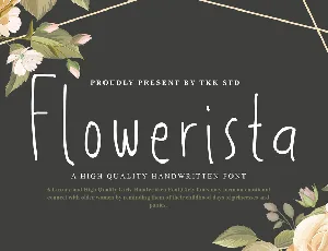 Flowerista font