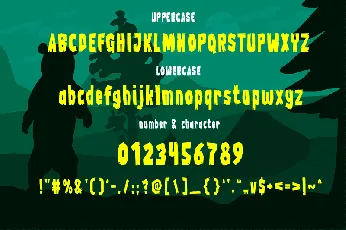 Wood-Chop font