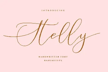 Stelly font