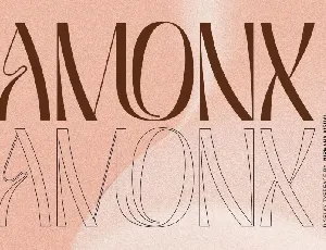 Amonx font