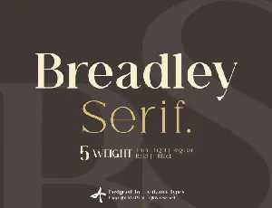 Breadley Serif font