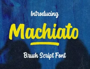 Machiato font