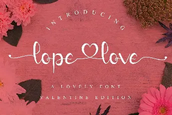 lopelove font