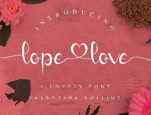 lopelove font