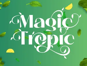 Magic Tropic Free font