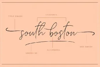 South Boston Script font