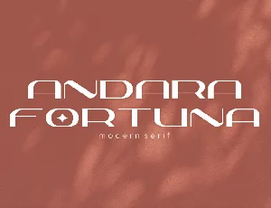 ANDARA FORTUNA font