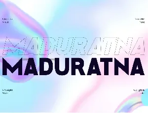 Maduratna font